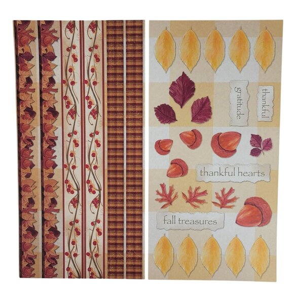 Close to My Heart Reflections Stickease X7051C Harvest Brown Fall Autumn NEW - Picture 3 of 6